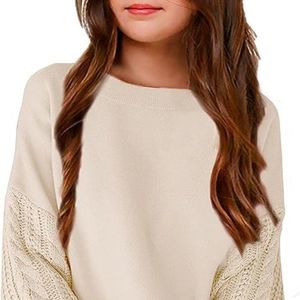 Girls' Sweaters Cute Tops for Teen Girls Sweaters for Teen Girl 9-14 Knit Cute